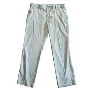 Nike Golf Dri-Fit Pants Men's Tan / Chino / Khaki Activewear Casual 38 x 32